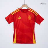 Kid's Spain Home Jerseys Kit(Jersey+Shorts) Euro 2024